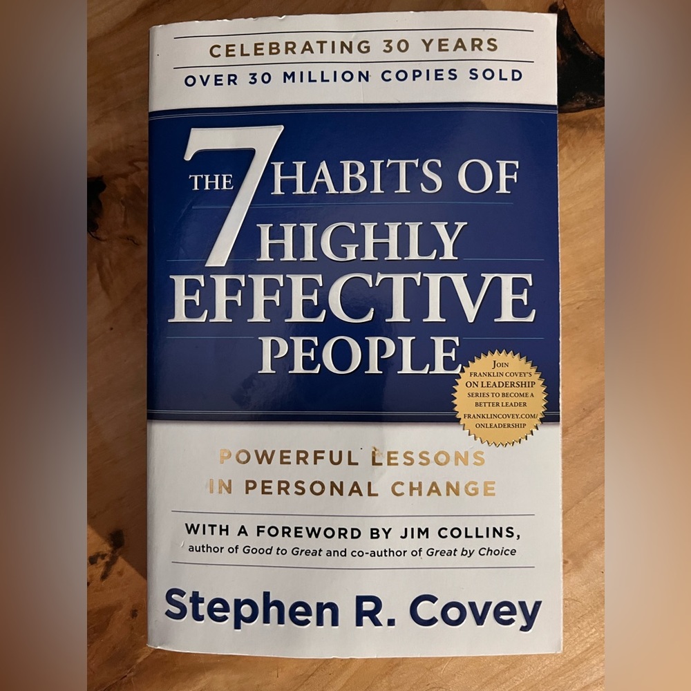 The 7 Habits Of Highly Effective People paperback